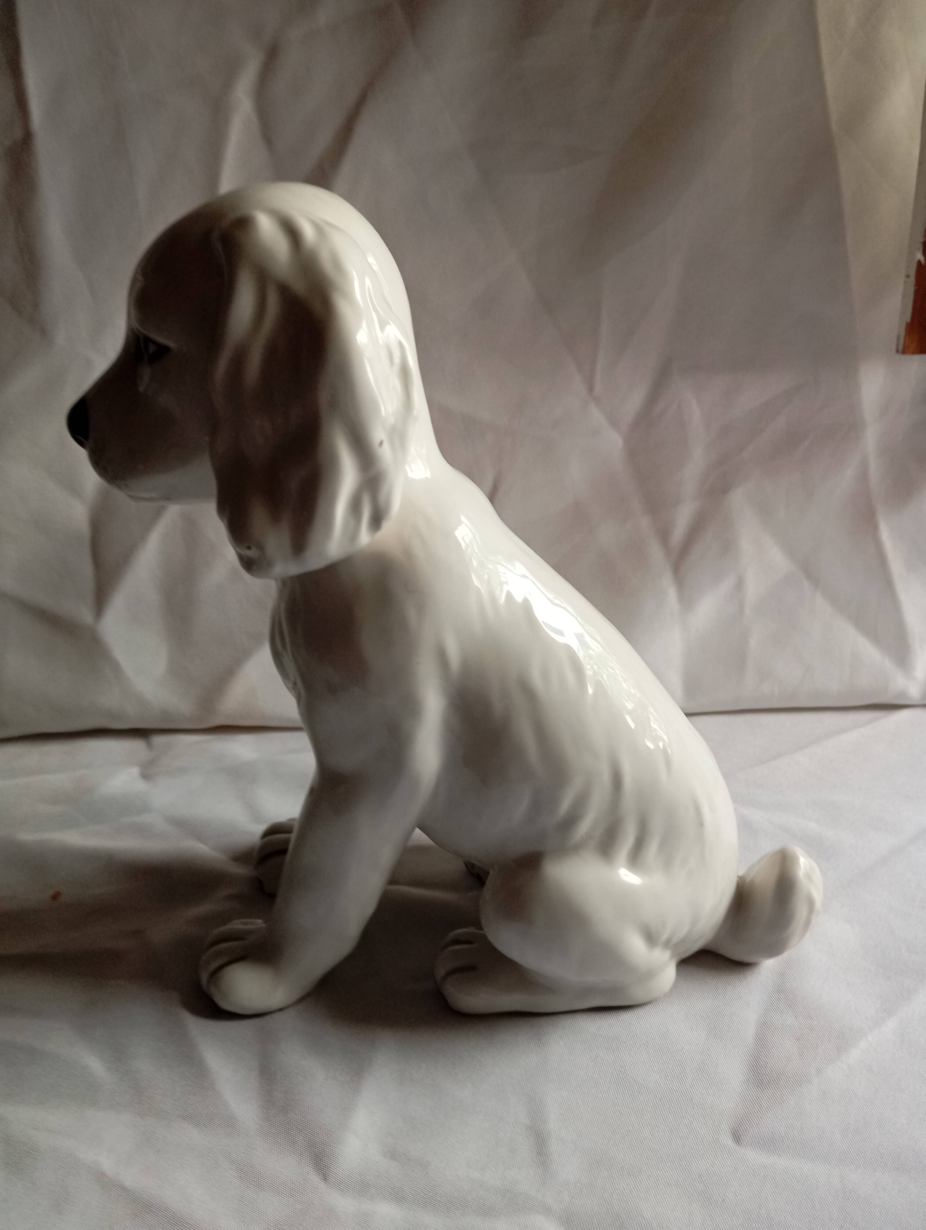 Chien en ceramique