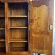Buffet, rustic sideboard in solid cherry wood, 20th century