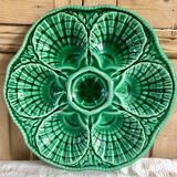 6 Sarreguemines slurry oyster plates