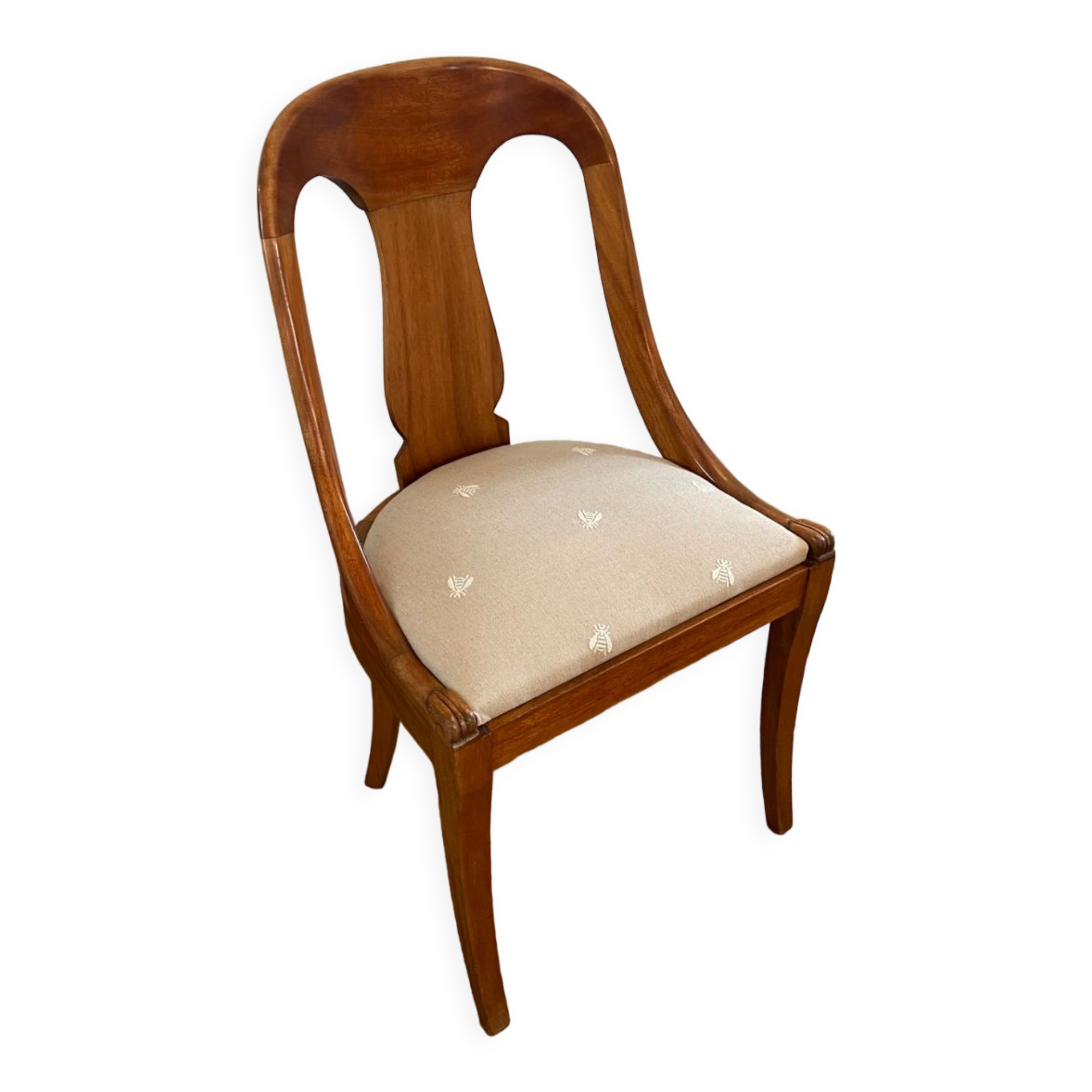 Vintage empire style gondola chair