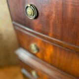 Large English chest of drawers - mahogany