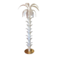 Vintage Opalino Palm Tree Murano Glass Floor Lamp, in the Style of Napoleon