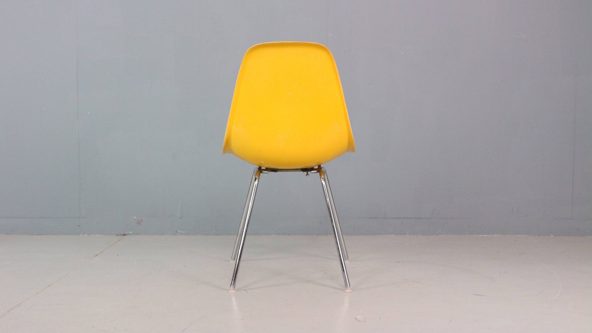 Charles & Ray Eames Set of 4 Yellow "La Fonda" Chairs for Herman Miller, 1960