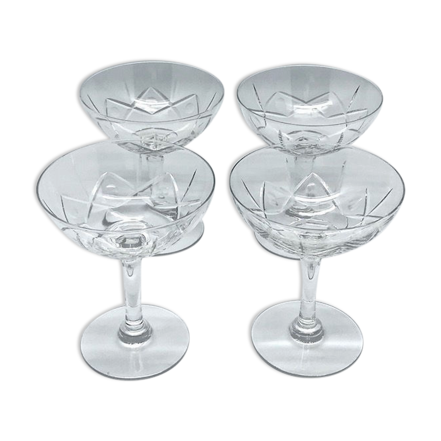 Crystal champagne glass