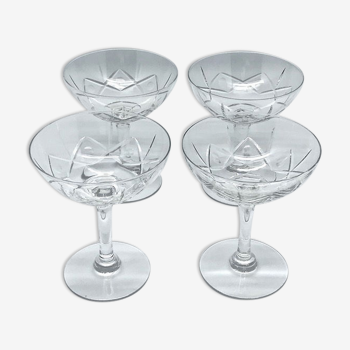 Crystal champagne glass