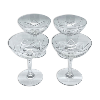 Crystal champagne glass