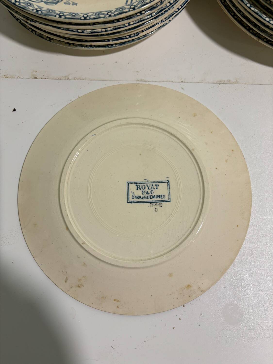 Sarreguemine Royat dessert plates