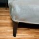 Pair of velvet armchairs