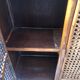 Rattan shelf with storage from the 1970s