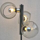 Vintage 1970s space age 3-light floor lamp