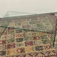 Modernist tempered glass coffee table