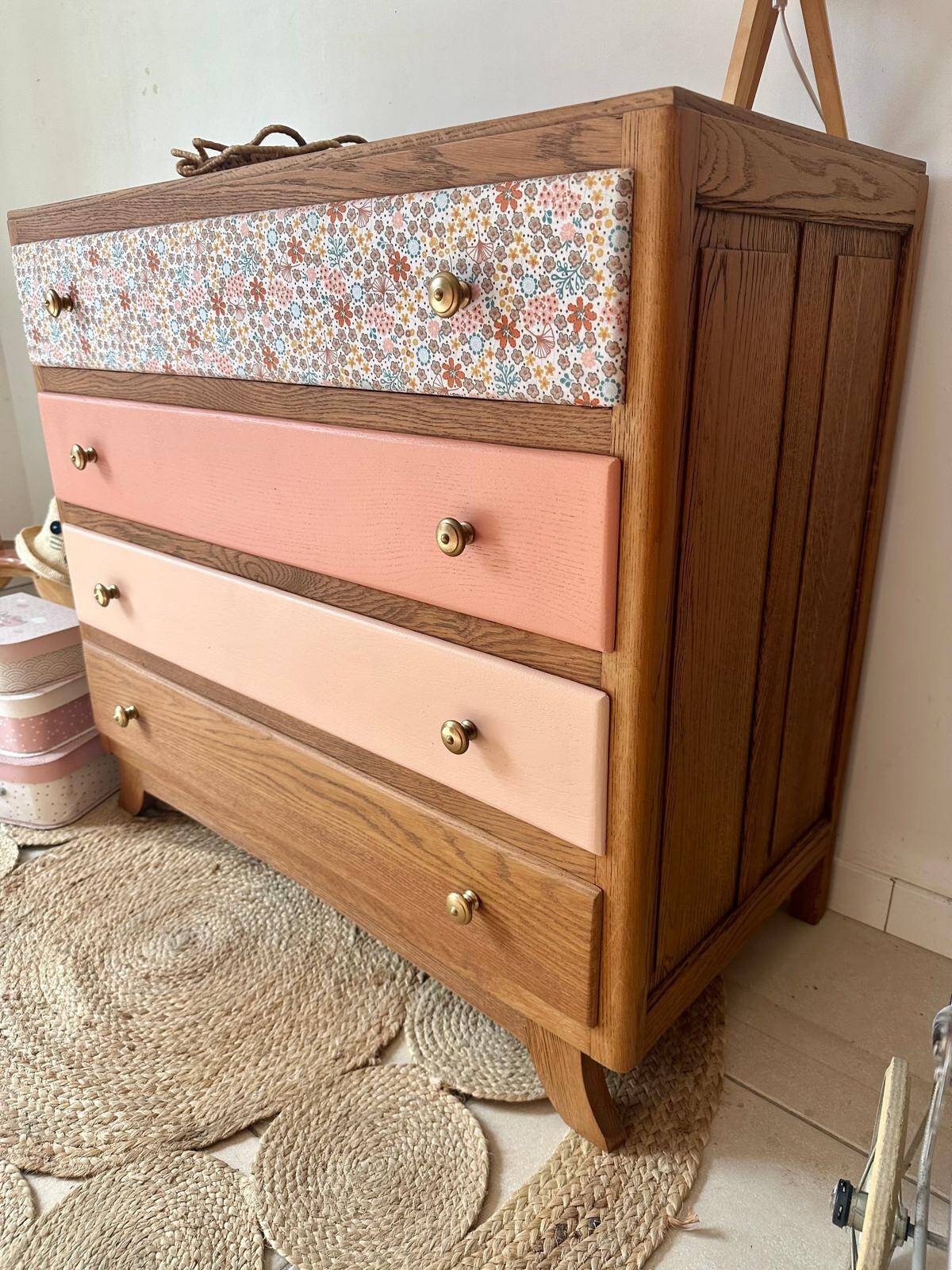 Renovated vintage chest of drawers