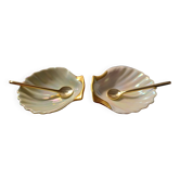 Salière et Poivrière en Porcelaine de Limoges R.Montigny