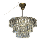 Crystal Prism Chandelier by Kinkeldey, 1970s