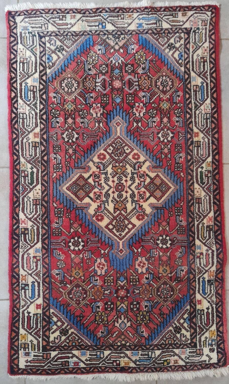 Persian carpet Abadeh 129 x 75 cm Perfect condition