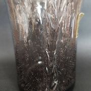 Vintage glass vase from the Ponant Locronan glassworks, 20th century
