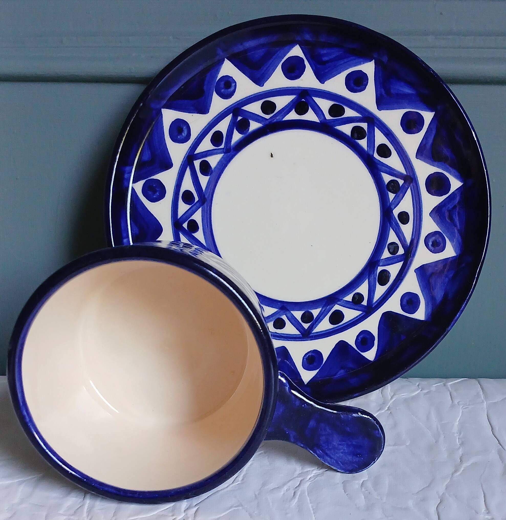 Cup & saucer Saint-Jean-de-Bretagne.