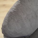 Grey velour armchair, Italian design, 1980s, production: Italy