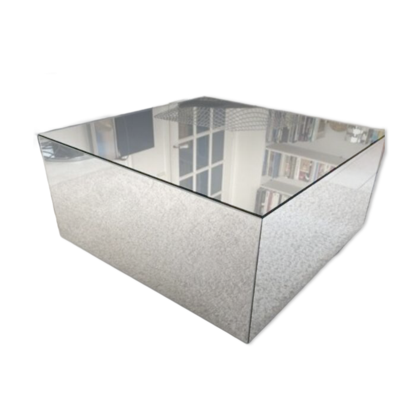 Kristina Dam. Table basse en verre miroir