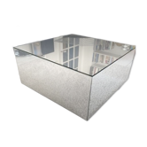 Kristina Dam. Table basse en verre miroir