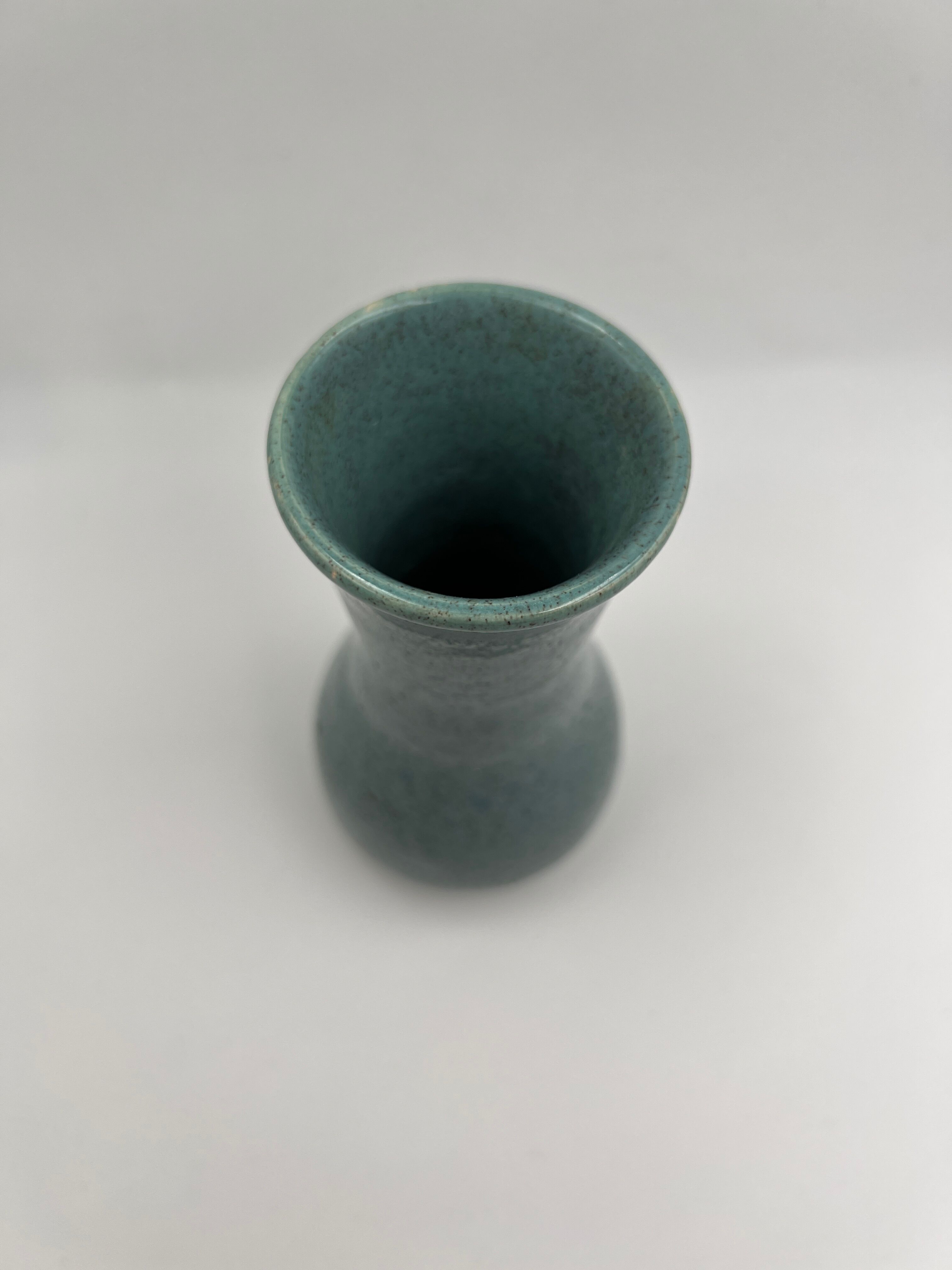 Blue ceramic vase