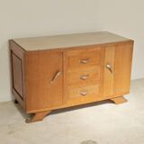 Oak and marble sideboard, 1950