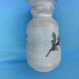 Vase Saint Paul Vallauris signed by Jacques Fonck and Jean Matéo Vintage decoration flowers 70s.