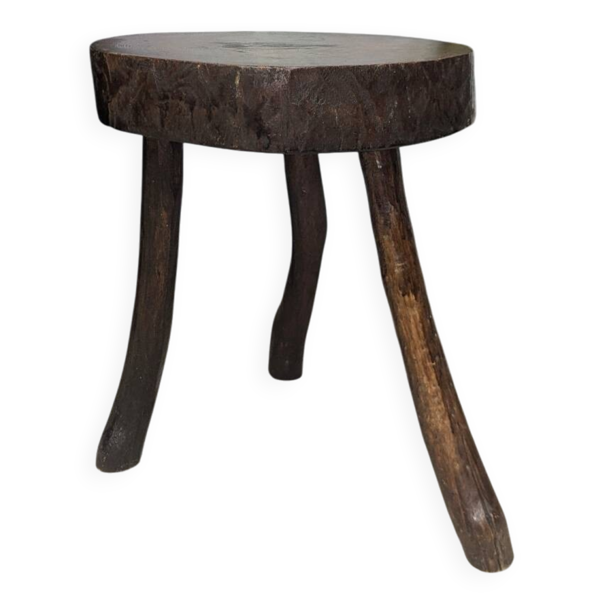 Brutalist Stool Free Form 60/70 Vintage