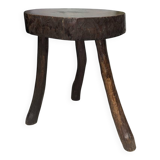 Brutalist Stool Free Form 60/70 Vintage