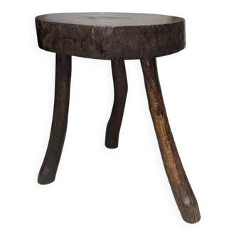 Brutalist Stool Free Form 60/70 Vintage