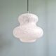 Large Space Age pendant light in speckled glass, Peill & Putzler, 1970s