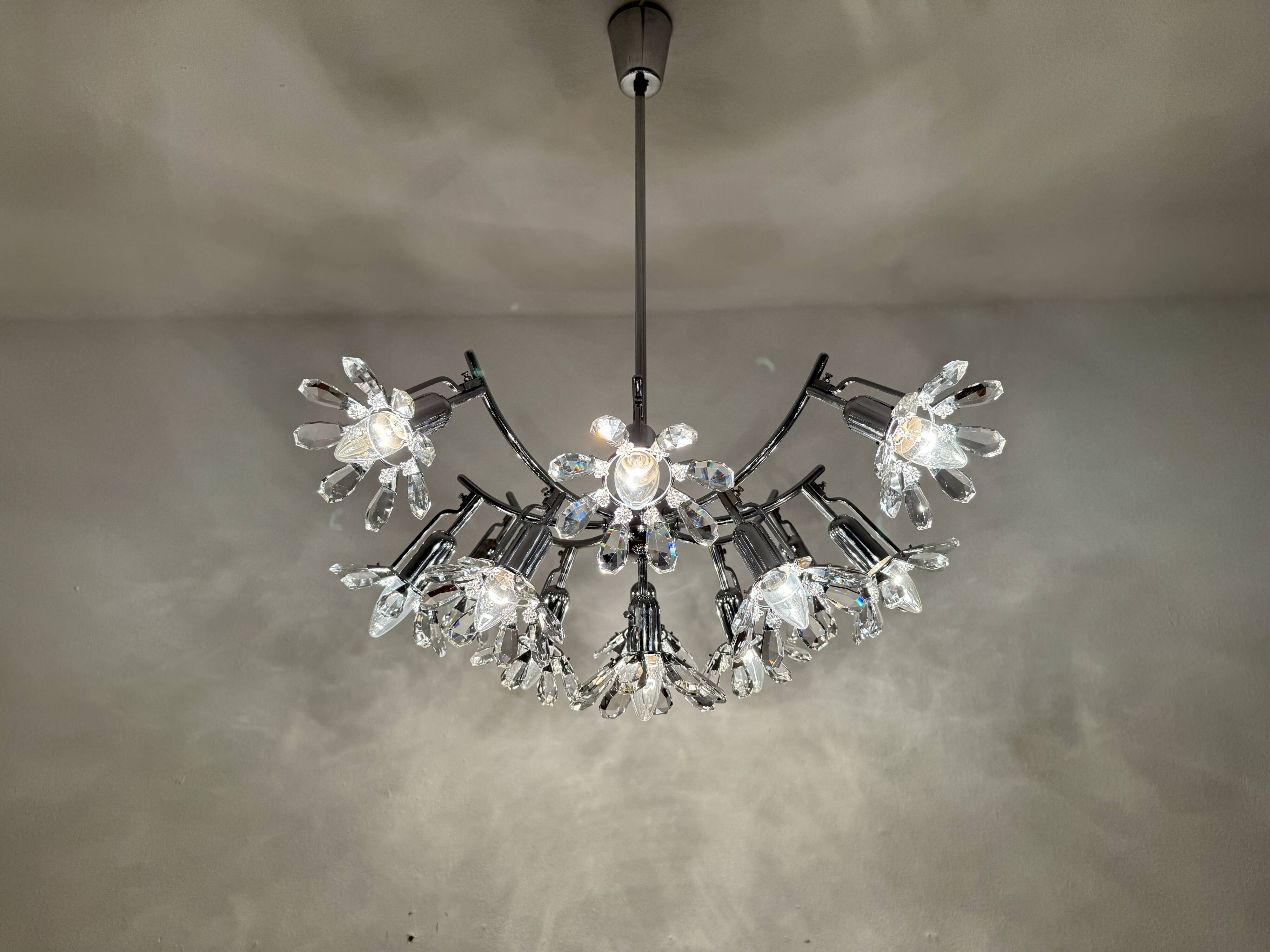 Crystal Glass Chandelier by Bakalowits
