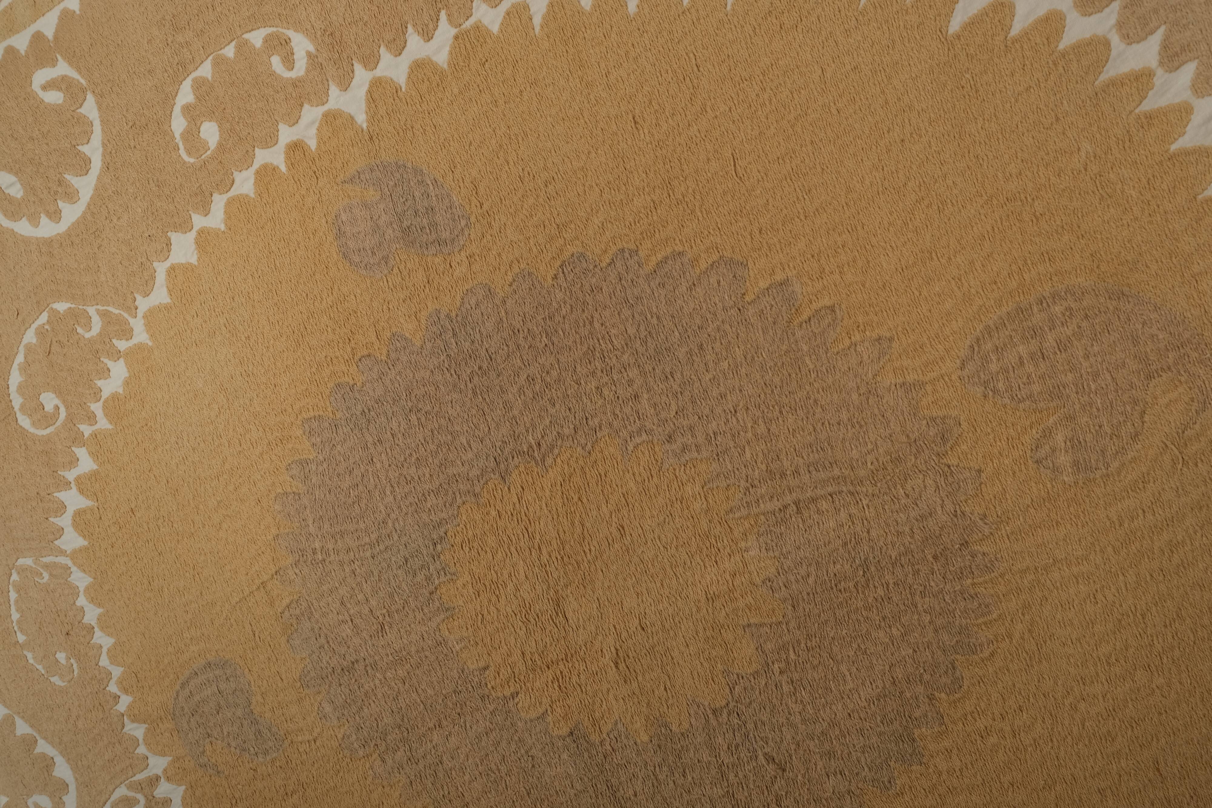 Vintage Turkish hand-knotted rug 153x164 cm