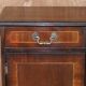 Vintage mahogany library in Art Deco style with two drawers.