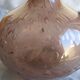 Carafe en verrerie de Biot de couleur violet mauve