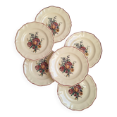 Flat plates Digoin Sarreguemines Model Lorraine