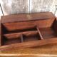 Organisateur De Bureau Bois & Laiton Rangement Style Marine Vintage