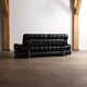 De Sede DS-85 sofa bed in black leather, Switzerland, 1960s