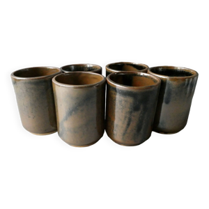 6 verres gobelets en