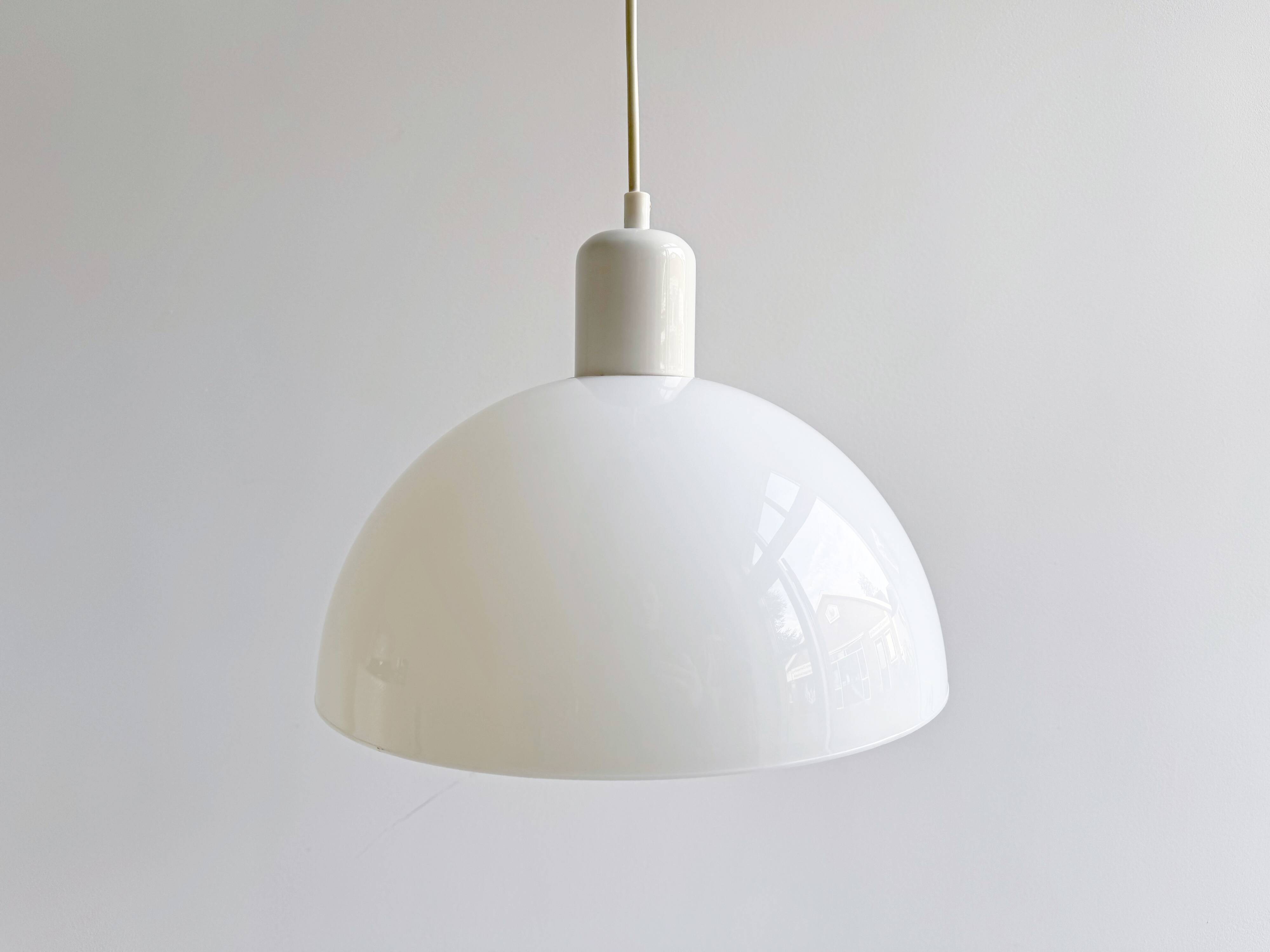 Space Age acrylic mushroom hanging lamp