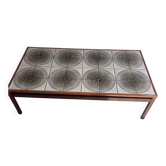 XL Danish coffee table with ceramic tiles, Denmark, 1970s