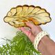 Vide poche feuille en verre
