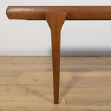 Table basse vintage en teck par Johannes Andersen pour CFC Silkeborg, Danemark, 1960s