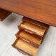 1960s vintage Danish design teak desk model 75 by Gunni Omann for Omann Jun