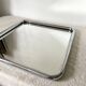 Vintage tubular chrome mirror, 70s