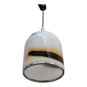 lampe suspendue verre - 1970s