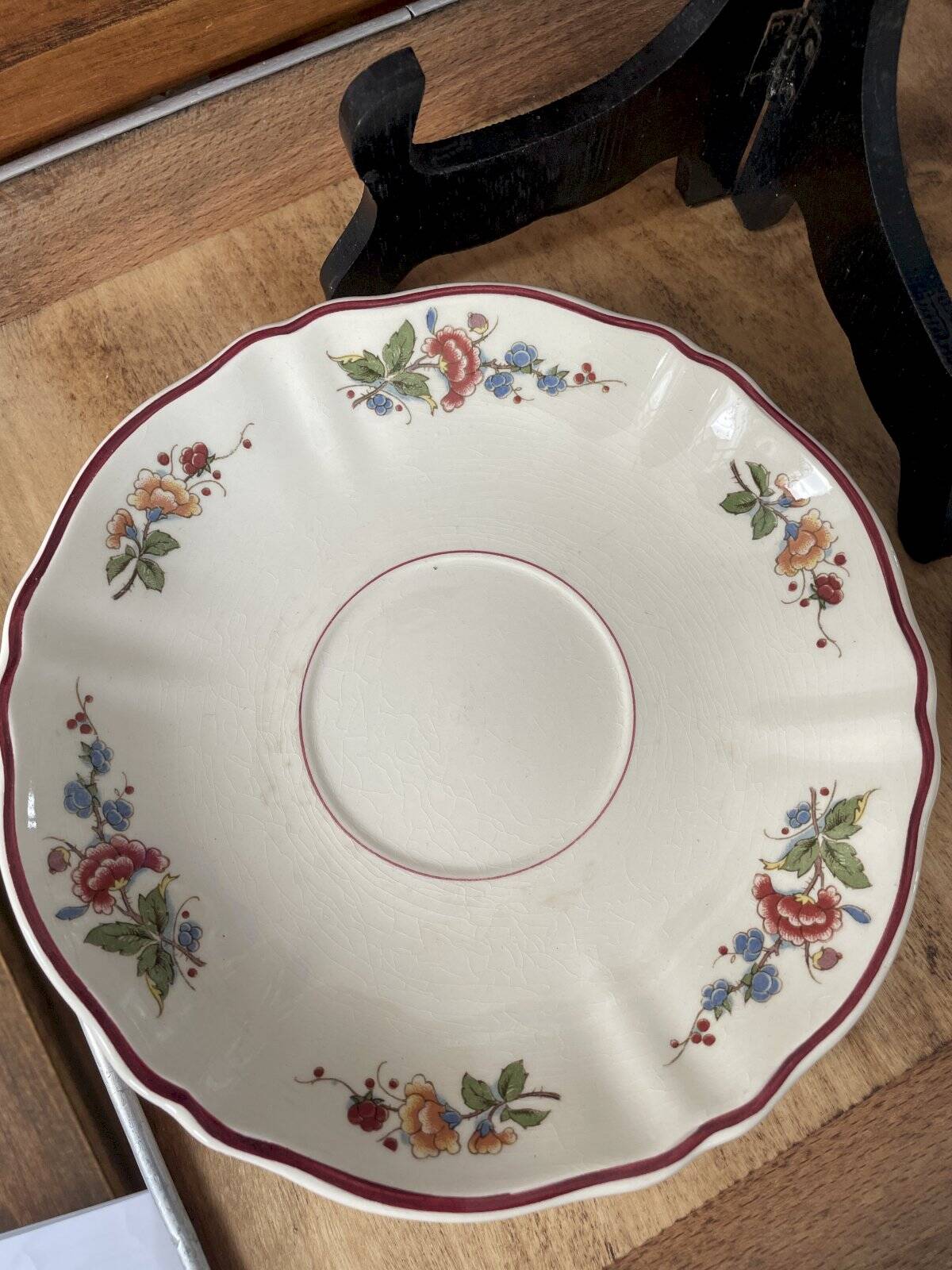 Large cup and 2 saucers V&B model Phoenix