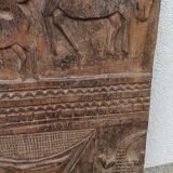 Ancienne porte en bois Sénoufo de Côte d'Ivoire