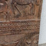 Old wooden door Senufo of Côte d'Ivoire