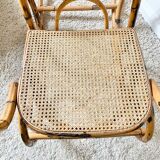 Vintage rattan rocking chair